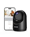 Tenda 2K Telecamera Sicurezza Interno, Videocamera Wi-Fi 6 Pan-Tilt per la Sicurezza Domestica, Rilevamento del Movimento, Modalità Privacy, Visione Notturna 12 m, Audio Bidirezionale (CP3 3.0 Nero)