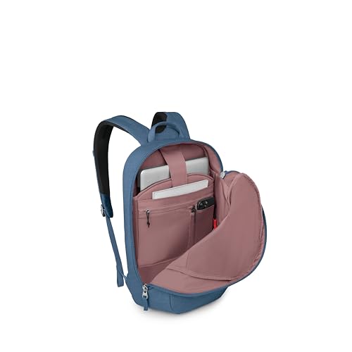 Image of Osprey Arcane Large Day Commuter Backpack - Everyday Bag with Laptop Sleeve & Bottle Pocket, Nirvana Blue Heather