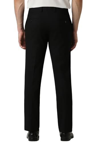 Image of Van Heusen Men Mid Rise Regular Fit Pants