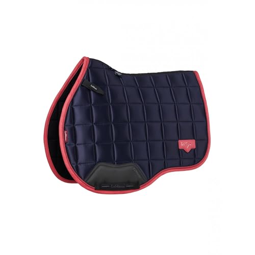 LeMieux Loire Classic GP Square bleu marine tapis de selle d'équitation mixte en satin