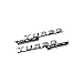 XINGFUQY 2pcs Turbo 4matic Logo Voiture Avant Fender Insignia Decor Autocollant Autocollant pour Mercedes Benz AMG W210 GLC B200 W221 W212 W205 W211 C180 C200 (Color : Silver)