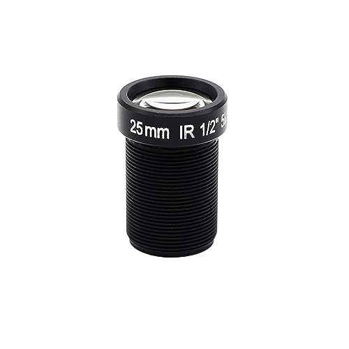 Objectif CCTV 25mm M12 pour corriger le flou lointain des caméras IP
