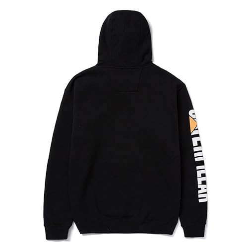 Sweat Caterpillar Trademark noir sweat-shirt à capuche chaud homme