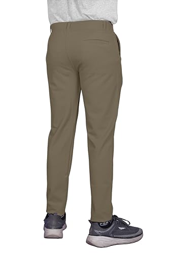 Image of HARSHAD KUMAR & CO Men's Flexible Formal Trousers, Dress Pants