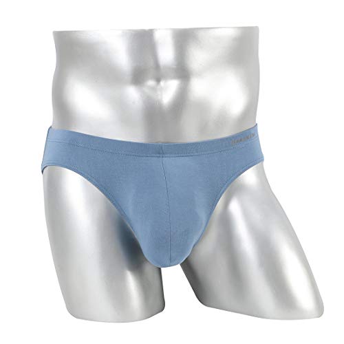 Cuecas masculinas de bambu respiráveis, macias, leves, com cintura baixa, Multi-01, Large