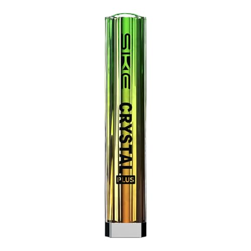 SKE Crystal Plus Vape Device Battery - E Cigarette Starter Vape, 400mAh battery, 11W, for SKE Crystal Plus prefilled vape pods, TPD Compliant Ecig, 2ml No Nicotine (Aurora Green)