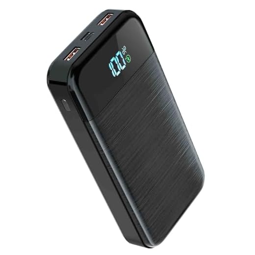 Power Bank, 22.5 W Power Bank, Small But Powerful 27,000 mAh, PD 3.0 QC 3.0 External Mobile Phone Battery with LED Display with Smartphone, Tablets and More