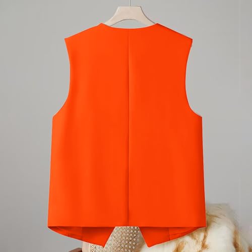 Womens Vests Crop Tank Tops 2025 Button Casual Blaz_er Suit Spring Outfits Waistcoat Jackets Tight Vest for Women3