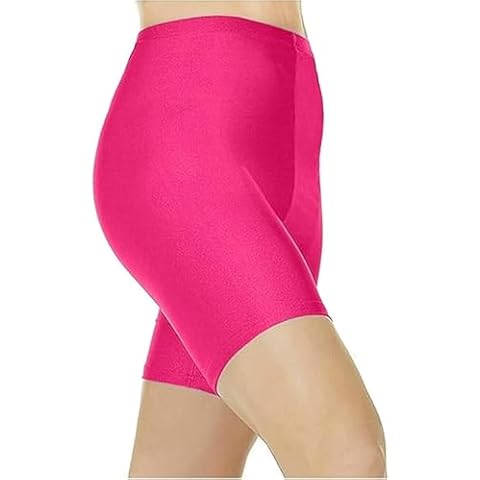 KIKFIT Ladies Shiny Nylon Cycling Shorts Cover