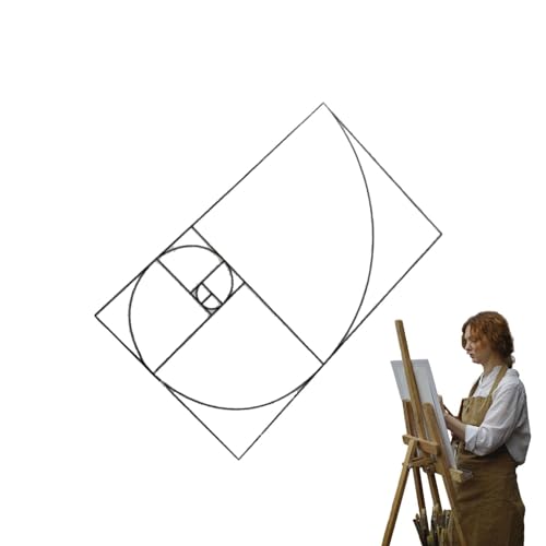 Mirino rapporto aureo, mirino visualizzatore composizione,Strumento di pittura con sezione aurea Strumento artistico mirino | Visualizzatore trasparente della sezione aurea, strumento di composizione