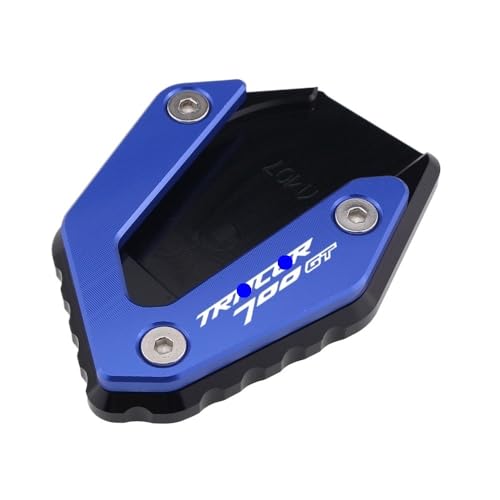 Extension de béquille latérale Tracer 700GT plaque support en aluminium anodisé