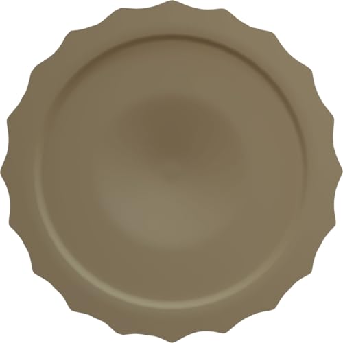 Image of Ekena Millwork CM09SHIGS 9 inchOD x 1 3 /8 inchP Shakuras Ceiling Medallion Fits Canopies Up to 1 3 /8 inch, Iridescent Gold