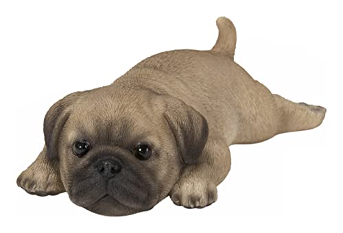 Hi-Line Gift Ltd, Pug Fridge Magnet, 5.12-inch Length, Indoor Outdoor Statue Figurine