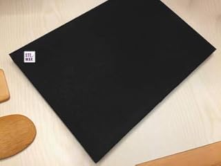 Planche à découper en polyéthylène noir, épaisseur 1,5 cm – Choisissez votre taille (50 x 30 cm)