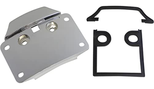 Custom Dynamics Cd-Cvo-Mount-C Replacement Cvo License Plate Assembly - Chrome #TOP14