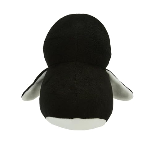 Image of Black Penguin Soft Toy - Cute & Cuddly Plush Stuffed Animal | Soft Toys | Adorable 18cm Penguin Plushie for Kids, Huggable Soft Toy