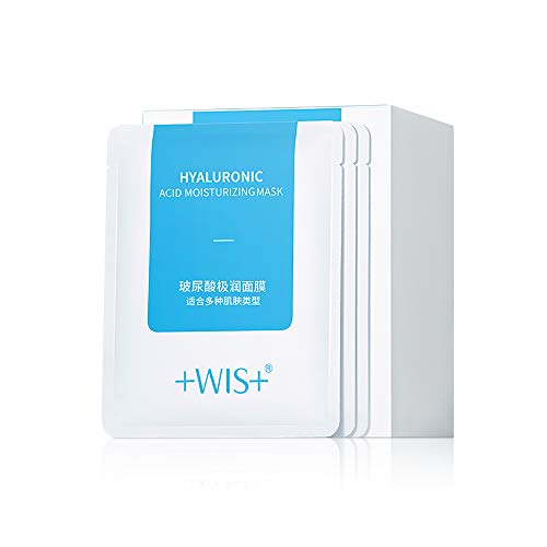 WIS Hyaluronic Acid Facial Masks for Women Anti Aging, Moisturizing for All Skin Type 24 Pcs Sheet Mask, Daily Skin Care