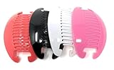 4 set Jumbo Banana Comb Clip Thick Hair Riser Claw Interlocking Jaw Extra