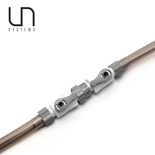 Image of Ultum Nature Systems Delta Quick Release Double Tap Valve for Aquarium Canister Filters (1 /2 inch (12 /16mm) to 5 /8 inch (16 /22mm))
