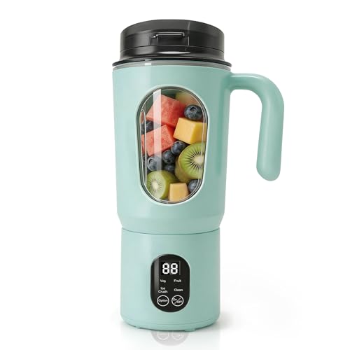 Portable Blender for Smoothies, 580ML USB-C Rechargeable Personal Blender