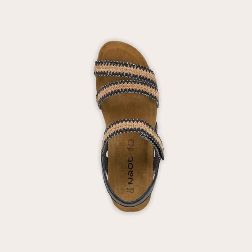 Image of NAOT Kayla Women's Sandals - Supportive 3-Strap Design with Backstrap, Cork & Latex Footbed - Arch Support - Travel-Friendly Comfortable Walking Sandals for All-Day Wear