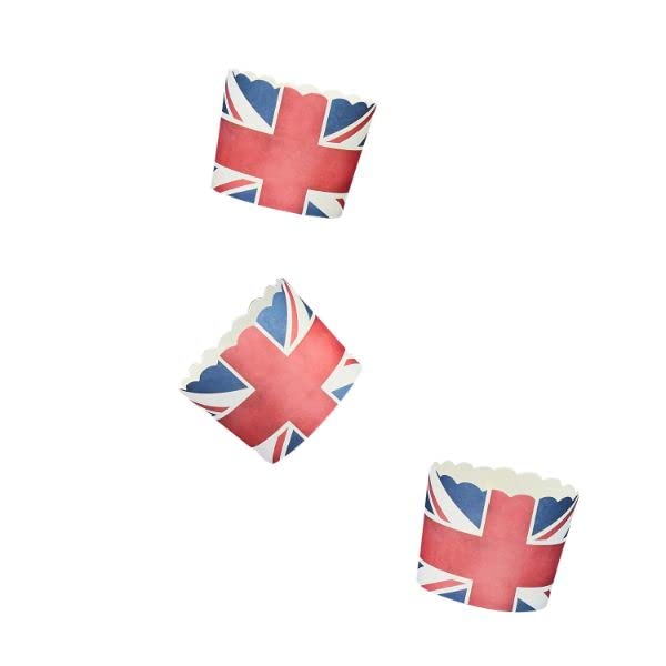 Hootyballoo Union jack food cups 10pcs