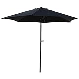 International Caravan 8' Patio Umbrella in Black
