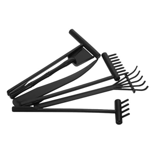 FUNNETOYU 6pezzi Rastrello Mini Per Giardino Zen Utensili in Plastica Per Sabbia Da Meditazione Leggero e Portatile Per Levigare e Decorare