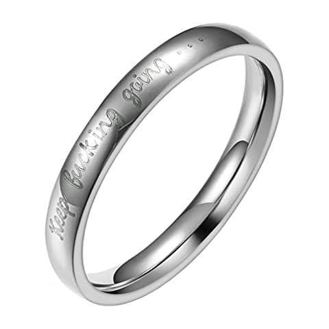WOYNJI Inspirational Stainless Steel Ring Cover