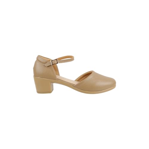 Image of Mochi Women Block Heel D'orsay Sandal