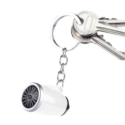 Llavero de metal con motor de turbina, llavero mecánico para aeronave, regalo para pilotos, ingenieros, hombres y mujeres, elegante dinero