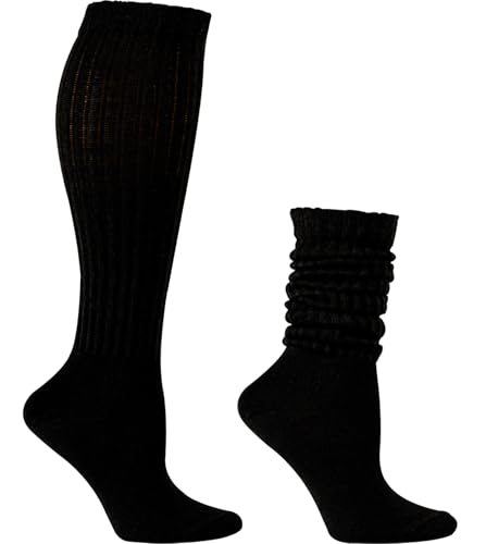 Image of Galsang Women's Slouch Socks, Long Scrunch Knit Casual Socks for Girls, B206