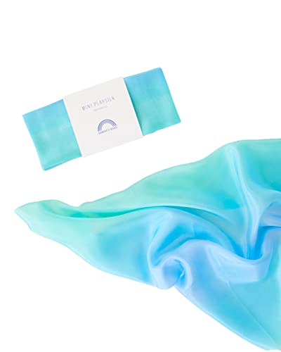 Sarah's Silks Enchanted Mini Playsilks | Creative Waldorf Toys for Open-Ended Play (Sea)