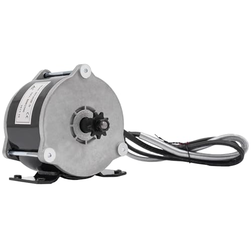 CNCEST Gear Reduction Electric Motor, 36V 500W Brushed DC Motor, Electric Bicycle Brushed Motor Reductor for Electric Bicycle Scooter Bikes, 1700rpm