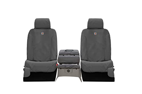 Covercraft Carhartt SeatSaver Custom Seat Covers for Ford F-150 Models SSC3446CAGY 1st Row 40/20/40 Bench Seat Gravel #1