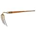 Produktbild SHW-FIRE 59058 Dunghacke Kartoffelhacke Kreil Gartenhacke Hacke Vierzahn 4 Zinken mit Stiel Holzstiel Eschenholz 135cm lang