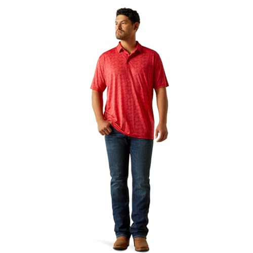 Ariat Mens Blue Mist 360 Airflow Polo3