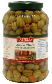 Spanish Queen Olives Stuffed with Pimento, Dr.Wt. 4.5lbs