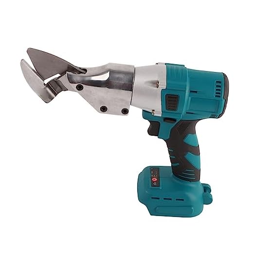 ViaGasaFamido Tijeras de Metal Eléctricas Inalámbricas Cabeza Giratoria de 360 ° Cizalla Cortadora de Metal Eléctrica ABS para Cortar Tela Alfombra Cuero