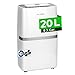Produktbild KLAMER Luftentfeuchter elektrisch 20L in 24h mit 5,5L Tank  Leiser, energieeffizienter Raumentfeuchter mit Smart Sensor, Timer & Wäschemodus  Gegen Schimmel, Feuchtigkeit & Kondenswasser