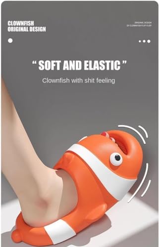 Cute Clownfish slippers for Women and Men Soft House Slippers Slip-on Indoor Outdoor Slippers Creative Gifts for Women and Menwearing beach couple slippers women for lovely gifts4