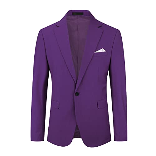 Blazer homme slim fit pour mariage et soiree chic veste un bouton