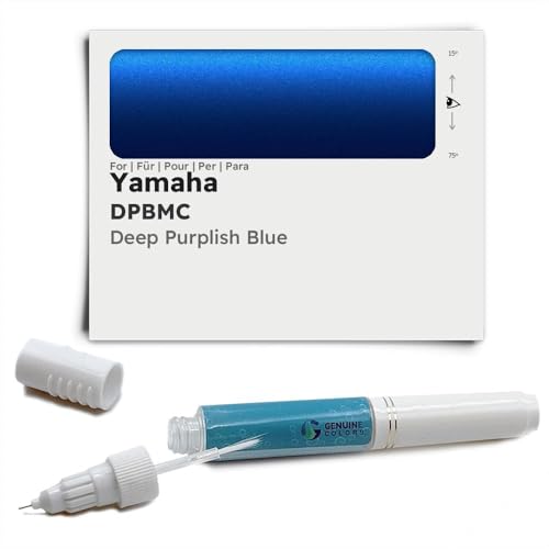Genuine Colors Stylo de Retouche DEEP PURPLISH BLUE DPBMC pour Yamaha Bleu