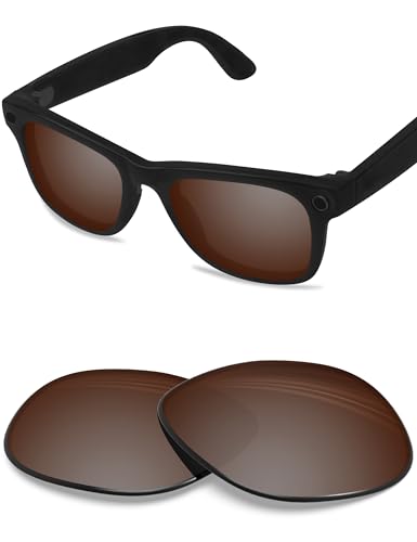 Image of BLAZERBUCK Photochromic Replacement Lenses Compatible with Ray-Ban Meta Wayfarer RW4008 | RW4012 (Gen 2) 53mm Smart Glasses