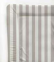 Changing Mat by Mama Shack - Baby Changing Mat with Wedge Design - Waterproof - Fits Most Baby Changing Tables - 73 x 46 cm (Greige Stripe)