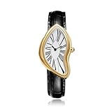 GORBEN Creative Melting Luxury Unisex with Small Vintage Bracelet Roman Numeral Dial, Waterproof, Business Casual Dress Watch