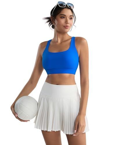 Image of RUNNING GIRL High Impact Sports Bras for Women, High Support Running Sports Bra Moulded Cup Strappy Sports Bras