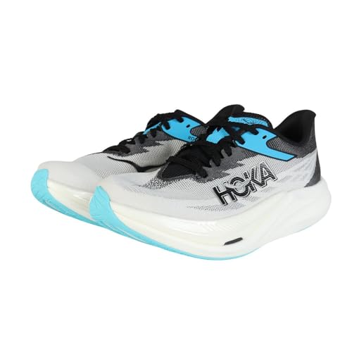 HOKA ホカ（HOKA） ランニングシューズ トレーニングシューズ 部活 ロケット X 3 ホワイト ブラック 1168724-WBLC スニーカー （ホワイト×ブラック/２３．０/Men's、Lady's）