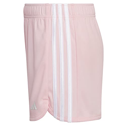 adidas Girls' Aeroready 3s Pacer Mesh Gym Running Shorts2