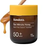 Manukora Raw Manuka Honey MGO 50+ New Zealand Non-GMO Daily Support 500g